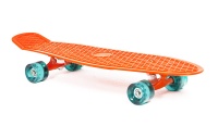 Скейт пластиковый 27X8" оранжевый